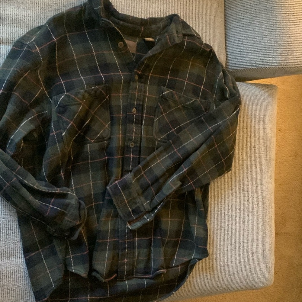 St John’s Bay- Lg Green flannel